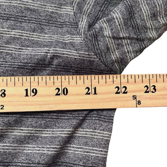 Nike Golf Tiger Woods Double Mercerized Polo Shirt Men Size Large Gray Striped - Picture 5 of 8